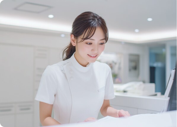 研修を受けるスタッフ