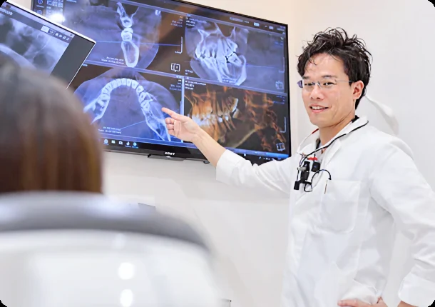 指導医による研修指導の様子